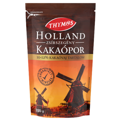 Thymos holland zsírszegény kakaópor 100 g