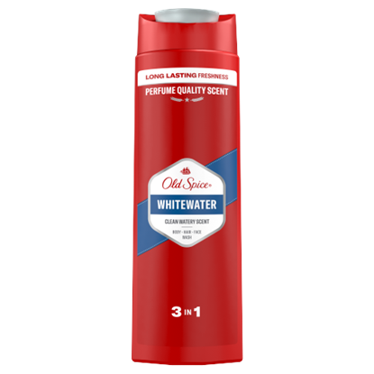 Old Spice Whitewater Férfi Sampon és Tusfürdő, Hosszan Tartó Frissesség, 400 ml