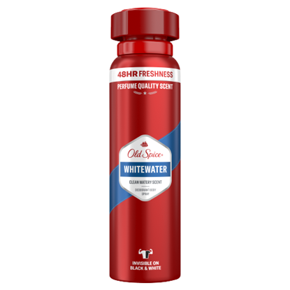 Old Spice Whitewater  Deo Spray Férfiaknak, Akár 48 Órás Frissesség, Alumíniummentes, 150 ml