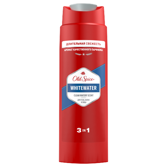 Old Spice Whitewater Férfi Sampon és Tusfürdő, Hosszan Tartó Frissesség, 250 ml