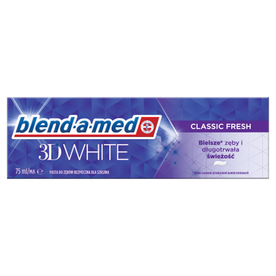 Blend-a-med 3D White Classic Fresh Fogkrém 75 ml