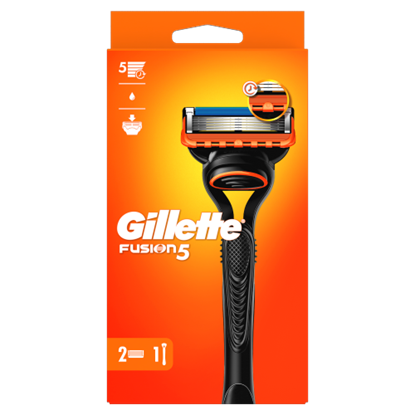 Gillette Fusion5 Férfi Borotva, 1 db Gillette Borotva, 2 db Borotvabetét